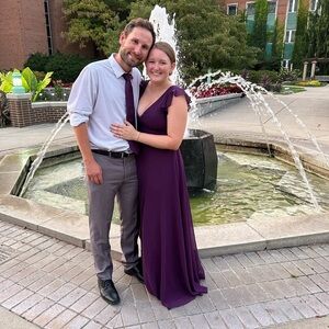 Azazie Claudine Grape Dress A10